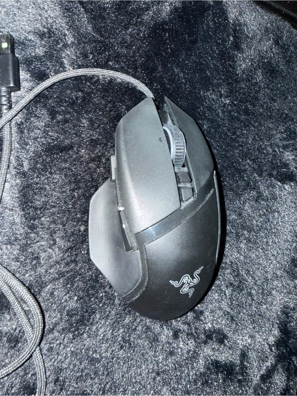 Razer Black Wired Gaming Mouse with Braided Cable